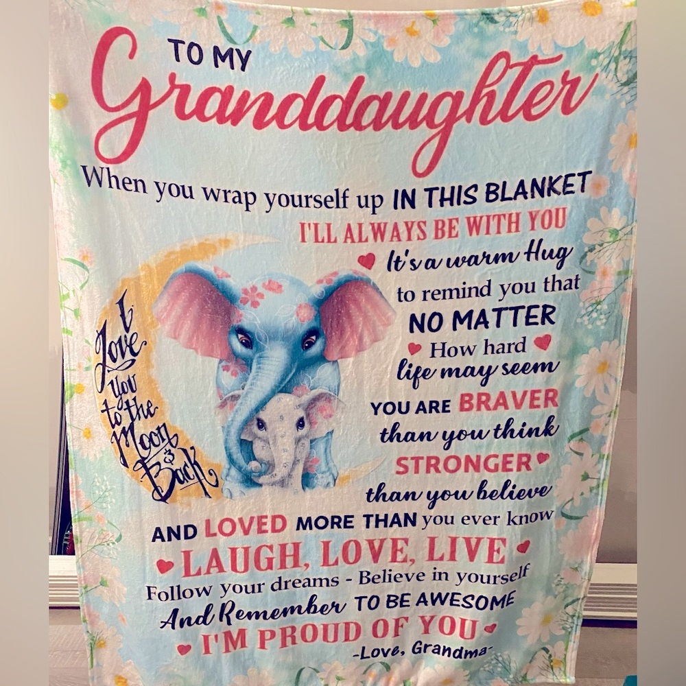 Blanket From Grandma to Granddaughter